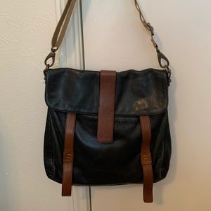 Leather crossbody